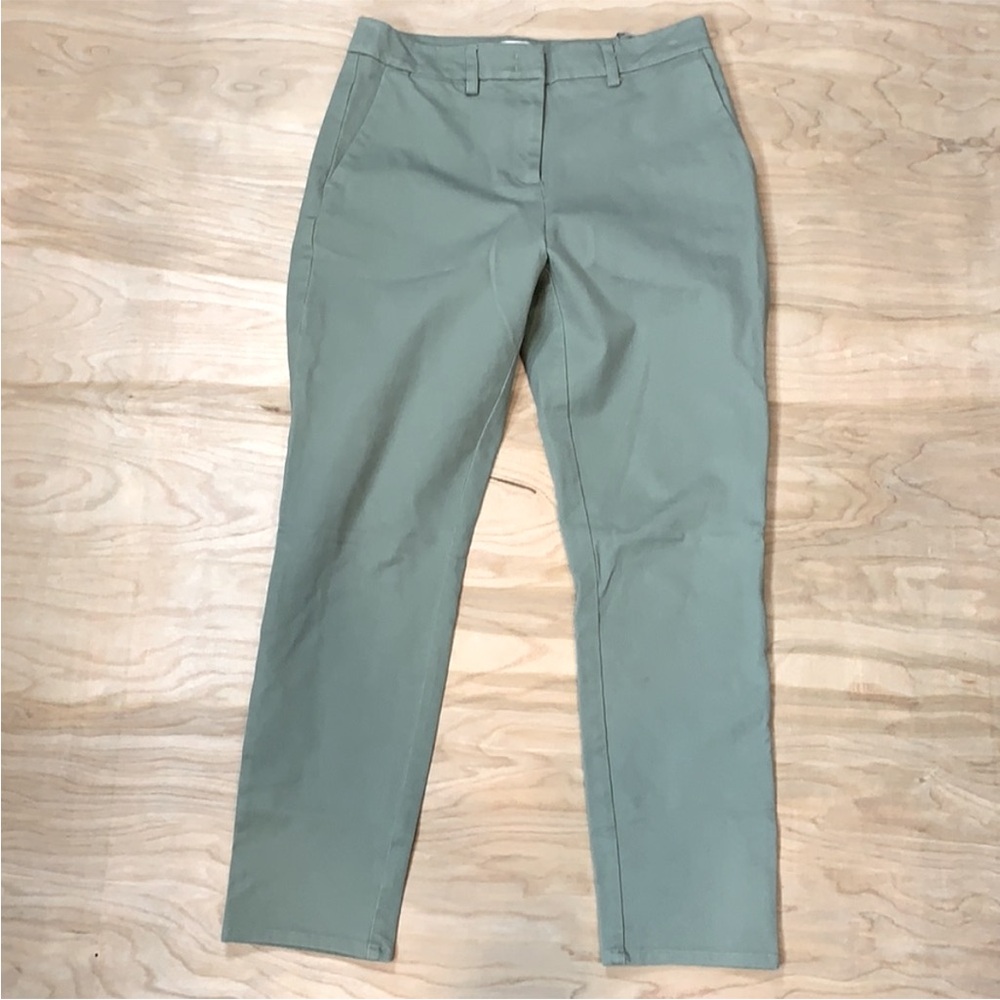 High Rise Trouser Pants Witchery Green Size 8